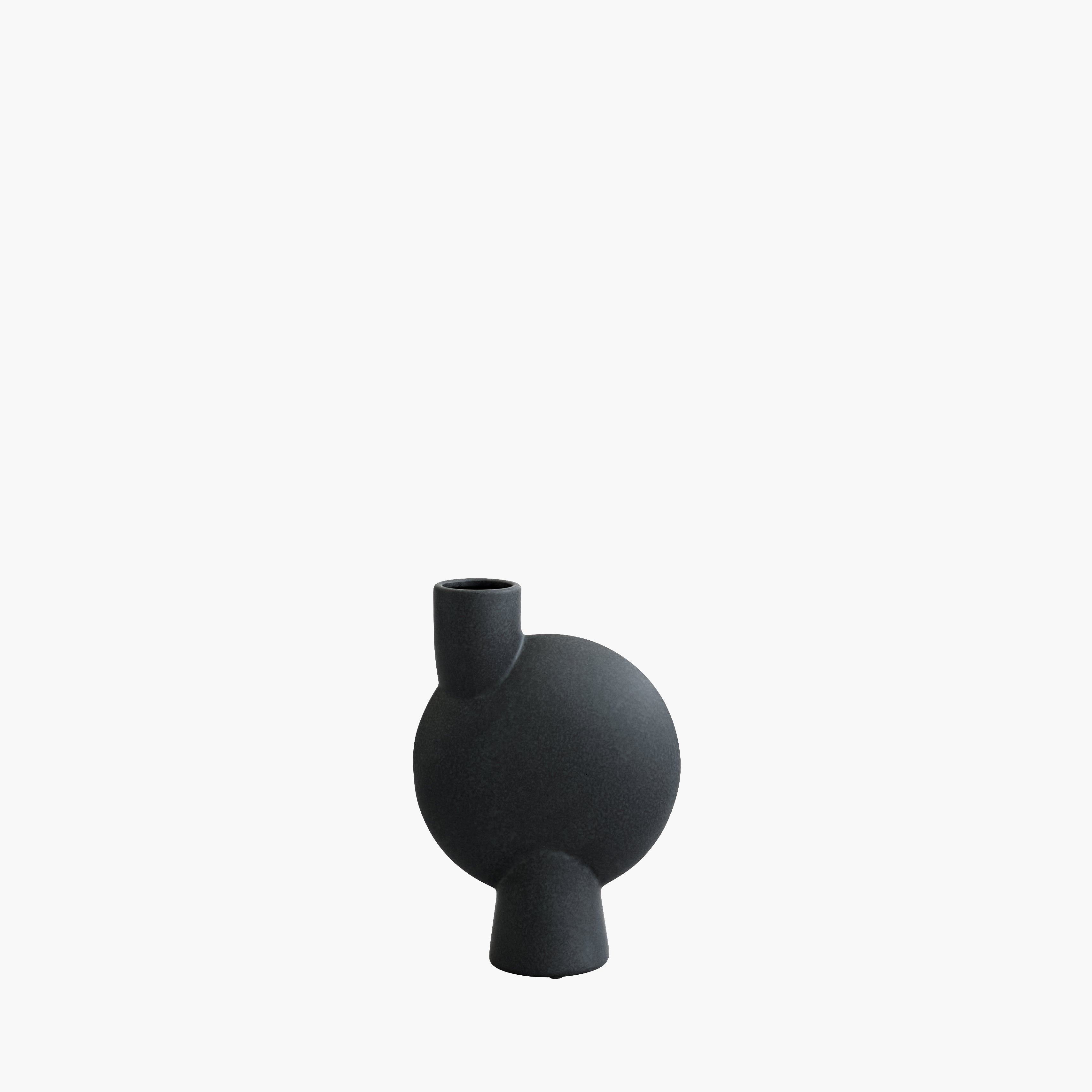 Sphere Vase Bubl Medio in Black | 101 Copenhagen | Casa Jacq