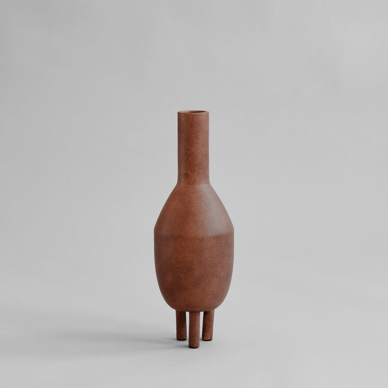 101 Copenhagen Duck Vase Slim in Terracotta