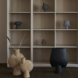 101 Copenhagen collection of vases pictured on a bookshelf