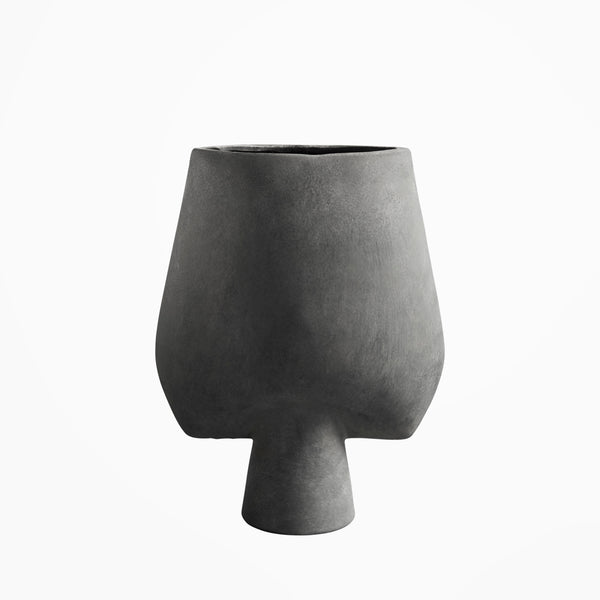 101 Copenhagen Sphere Vase Square Big - Dark Grey