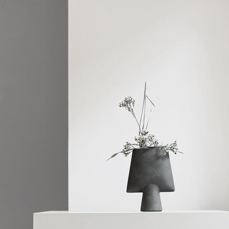 101 Copenhagen Sphere Vase Square Mini - Dark Grey