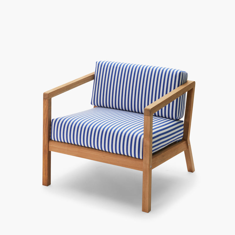 Skagerak Virkelyst Chair - Sea Blue Stripe